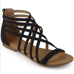 Journee collection womans flat gladiator sandals